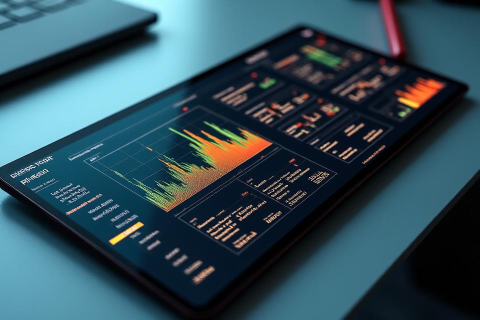 Digitaalinen riskimatriisi, joka visualisoi riskien vakavuutta ja todennäköisyyttä